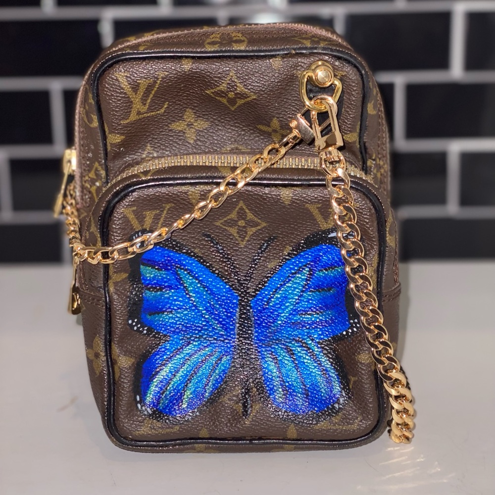 Custom Authentic Louis Vuitton Amazon Crossbody